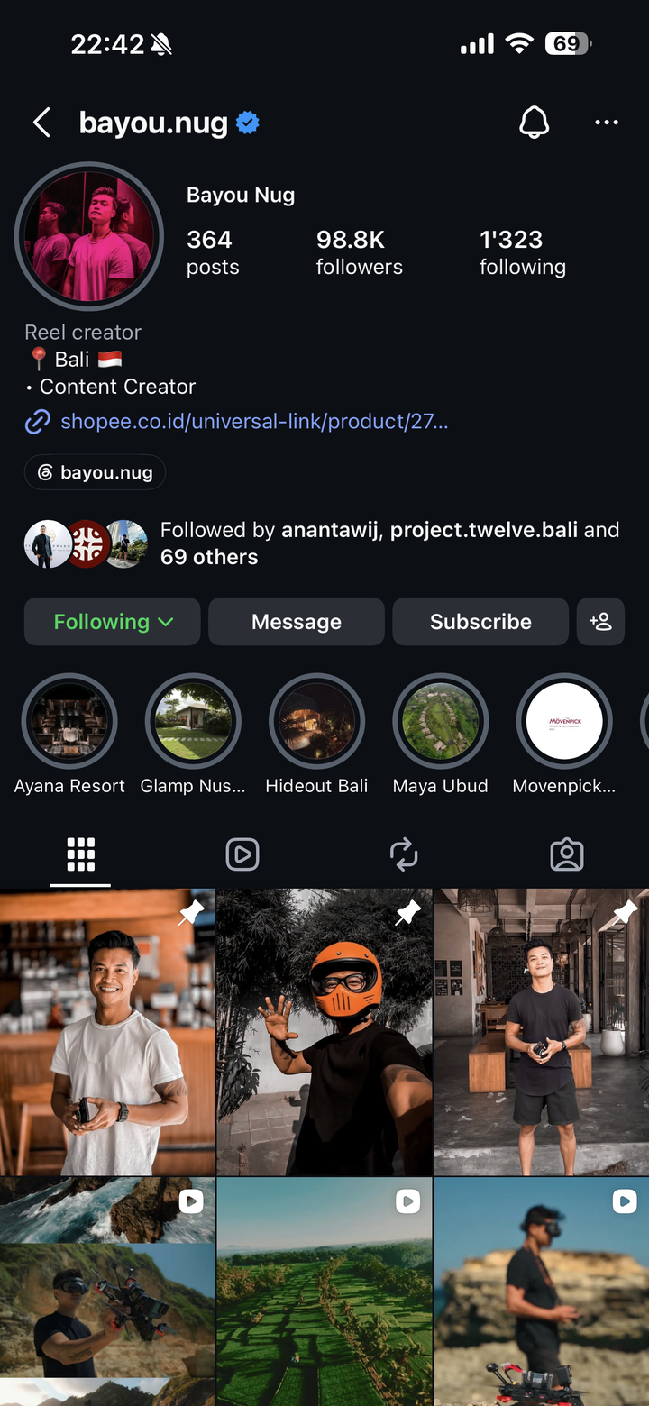 @bayou.nug, 98.8K Instagram